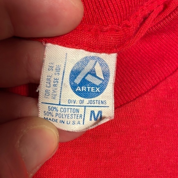 VTG Sportswear 90s Chicago Bulls Tee Single Stitch T-Shirt Med Red 80 Basketball - Picture 11 of 16